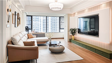 16.6w打造現代法式風格的家139m² | 麗爾曼頓全房全屋定制