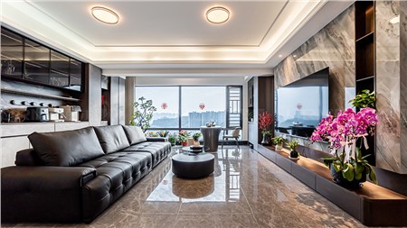 10.8w打造現代風格的家143m² | 麗爾曼頓全房全屋定制