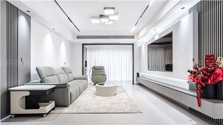 12.8w打造現代黑白灰風格的家136m² | 麗爾曼頓全房全屋整裝